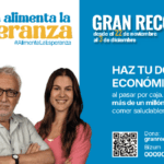 Cartel publicitario de la iniciativa de El Corte Inglés y Bancos de Alimentos